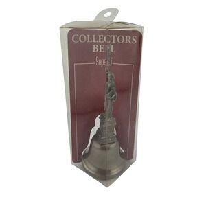 Pewter Statue of Liberty Souvenir Collectible Bell Superb Vintage